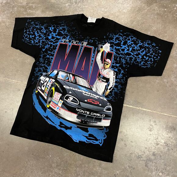 Vintage Dale Earnhardt Sr The Man AOP Nascar T-Shirt Large - Picture 2 of 5